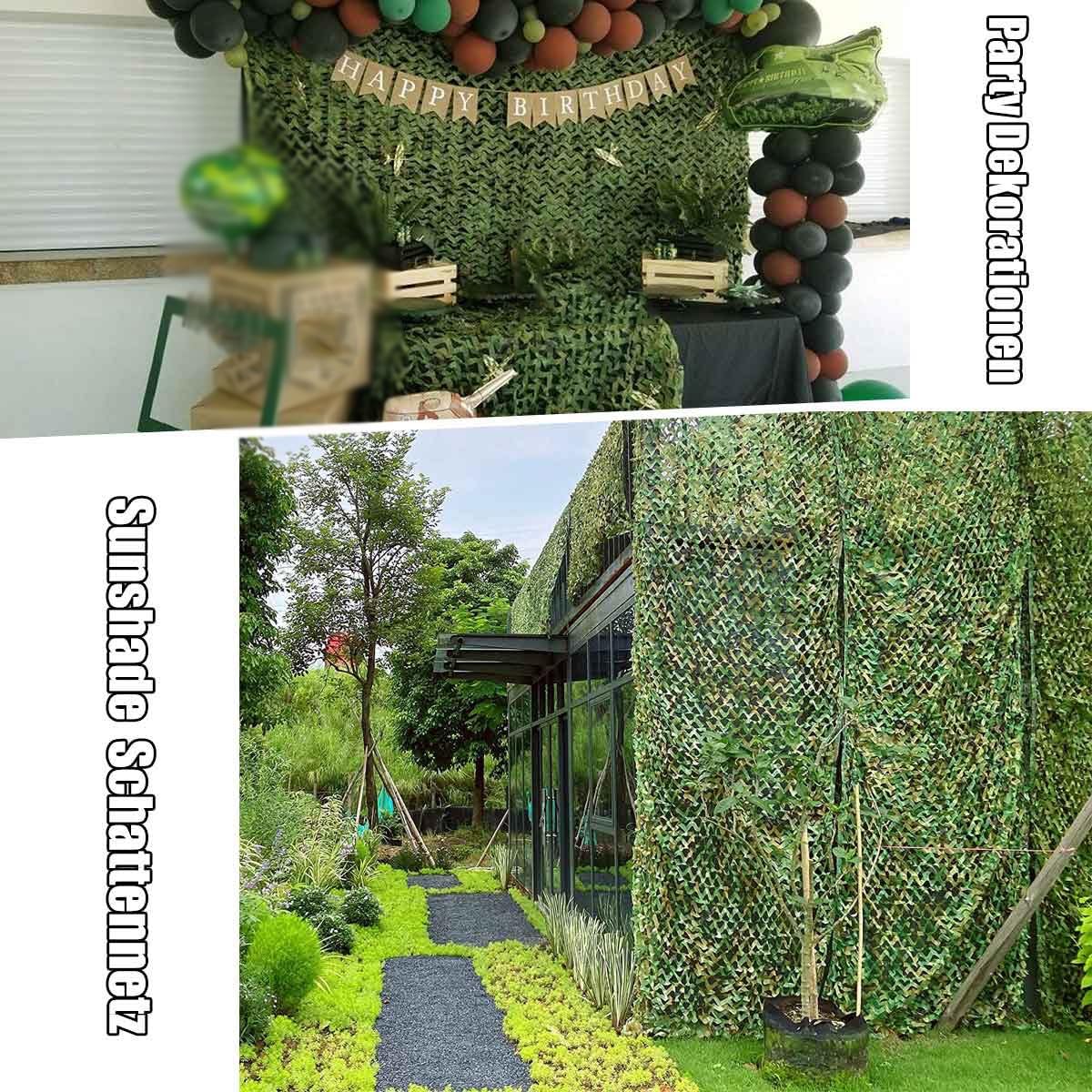 Red de Camuflaje Decorativa Tema Militar - Red Militar para Eventos y Fiestas con Red de Caza Discreta para Observación de Aves y Naturaleza
