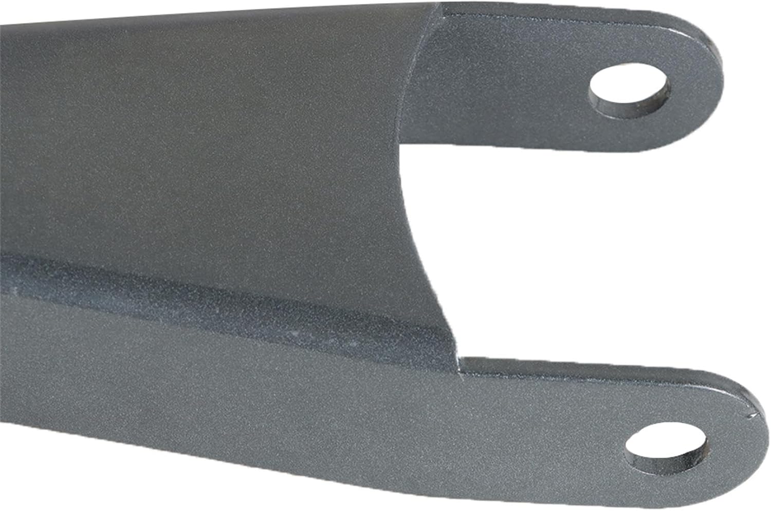 Silscvtt Set of 2 inch Powder Coated Gray Drop Shackles Replacement for Ford F250 F350 Super Duty 1999-2007