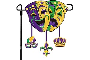 Mardi Gras Garden Flag Outdoor Decorations: The Perfect Way to Celebrate the Big Easy