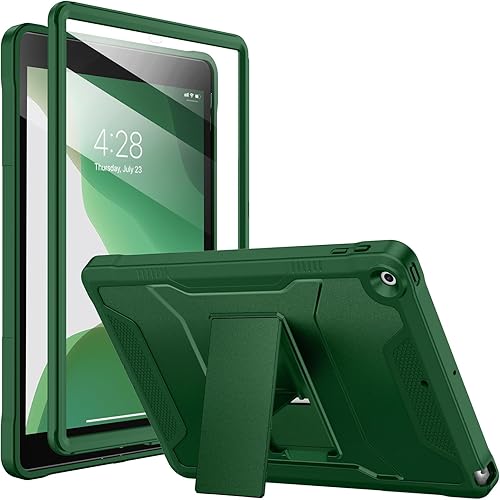 Miniatura 10 de Soke Funda para iPad de 9ª/8ª/7ª generación de 10.2 pulgadas (versión 2021/2020/2019), con protector de pantalla integrado y soporte, funda