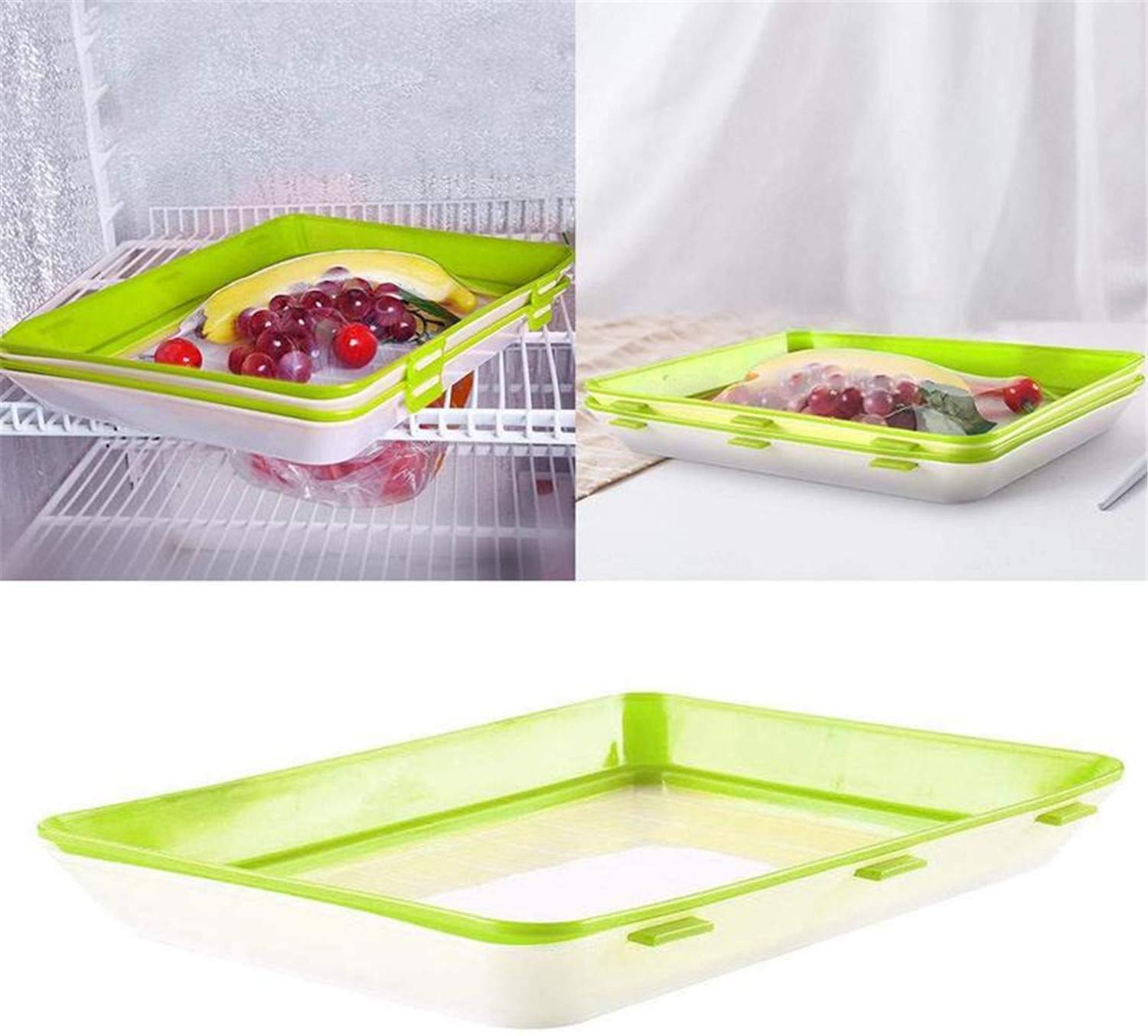 Fresh Preservat Tablet – Contenitore per alimenti freschi, prolunga la durata di conservazione, ecologico, ideale per frutta e vetables, cucina Sto Solut e Reu