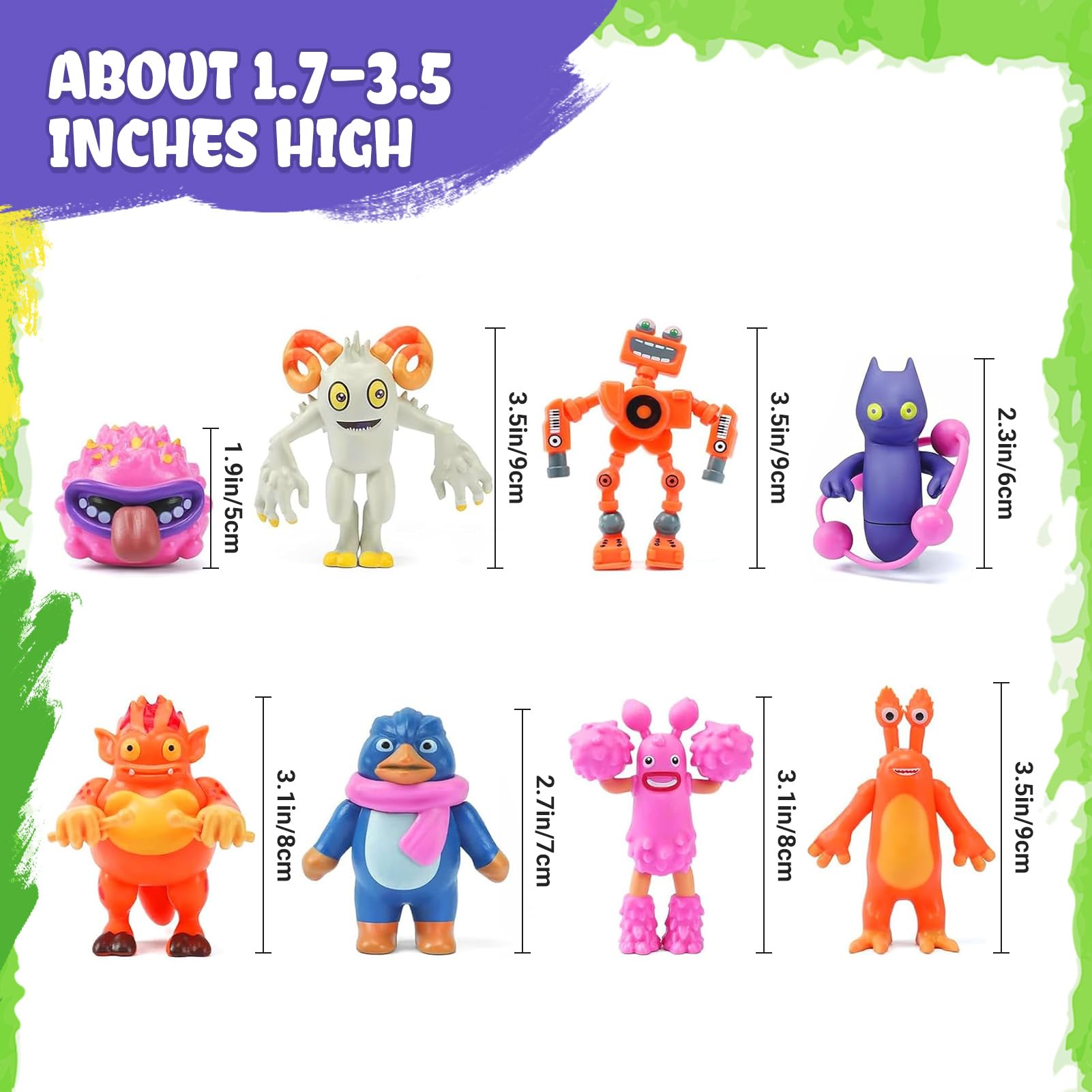 My Singing Monsters Toys, 13Pcs Cute Colour Singing Monster Figures Mini  Action Figure Toy Kids' Play Animal Figures Doll for Boys and Girls Fans  Collections - BigaMart
