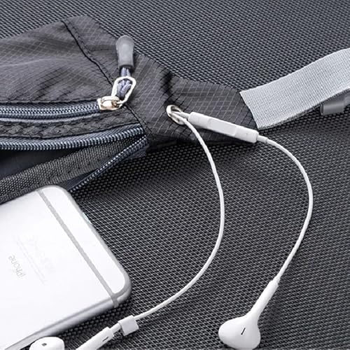 Pochete Cintura Porta Celular Chaves Dinheiro e Pequenos Objetos Preta Multiuso