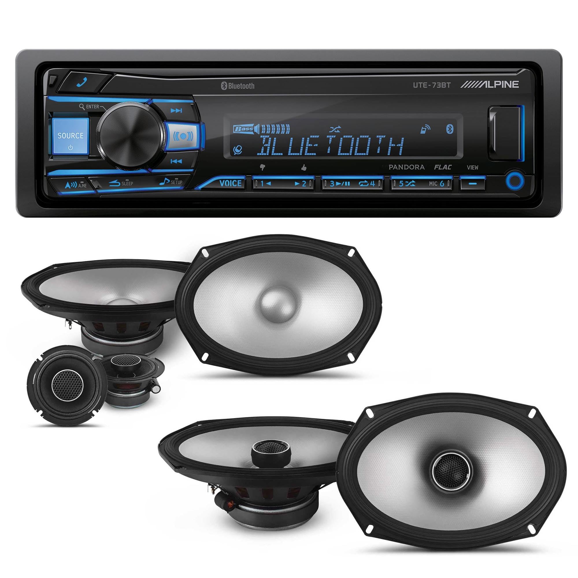 Amazon.com: Alpine UTE-73BT Mech-Less Digital Bluetooth Media