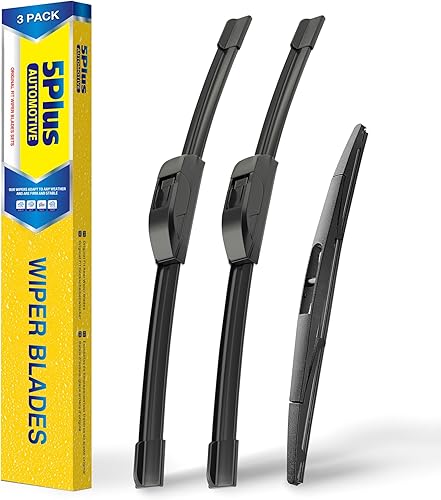 5 PLUS Escobillas de repuesto para limpiaparabrisas para Nissan Cube 2009-2014, Honda Element 2003-2009, limpiaparabrisas de 20 y 20 pulgadas con