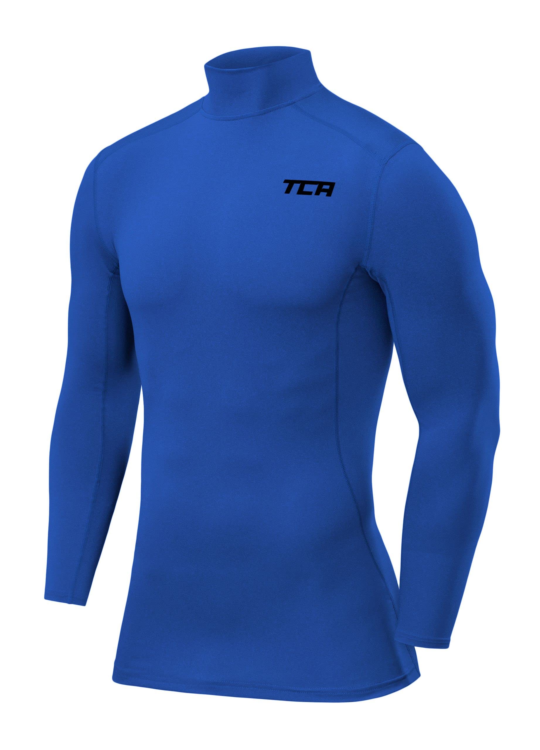 TCA PRO Performance Uomo Maglia Collo Alto a Maniche Lunghe