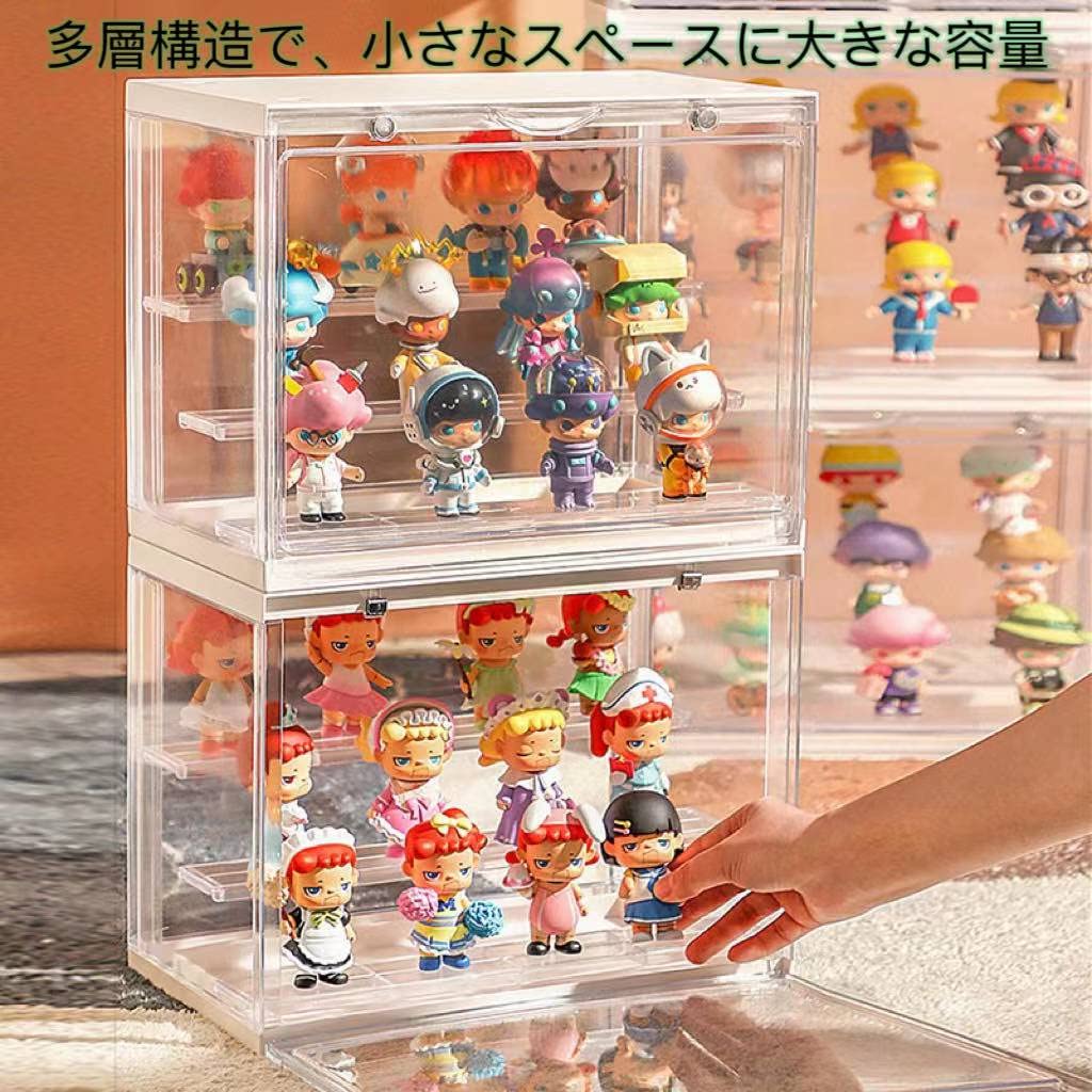 【3個セット】アクリルコレクションケース① 3個セット 背面ミラー付き コレクションケース J-STAGE ジェイ
