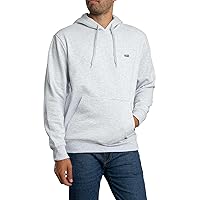 Vans Uomo Felpa con Cappuccio E Logo sul Petto Sinistro, Light Grey Heather