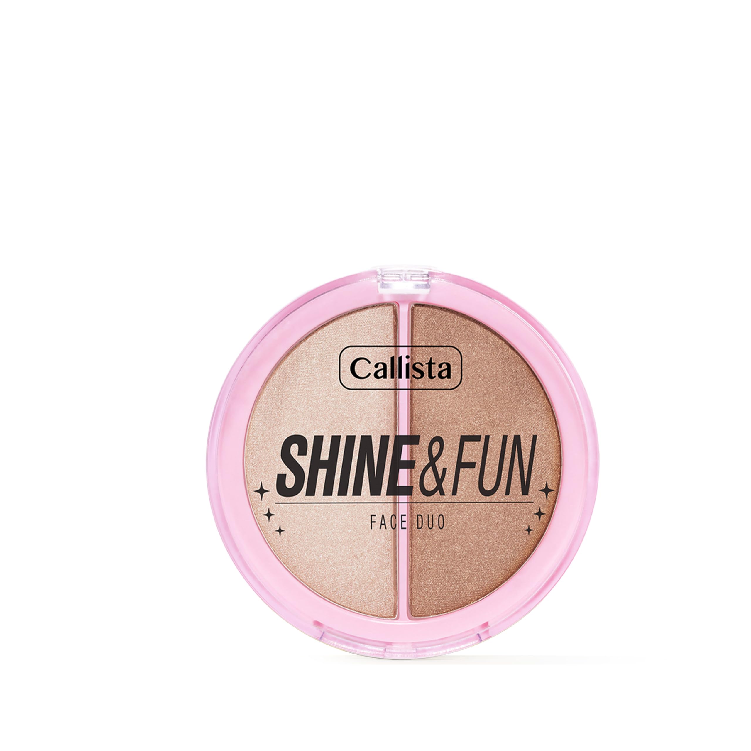 Callista Shine & Fun Face Duo 100 Sparkle Crew Allık & Aydınlatıcı Paleti