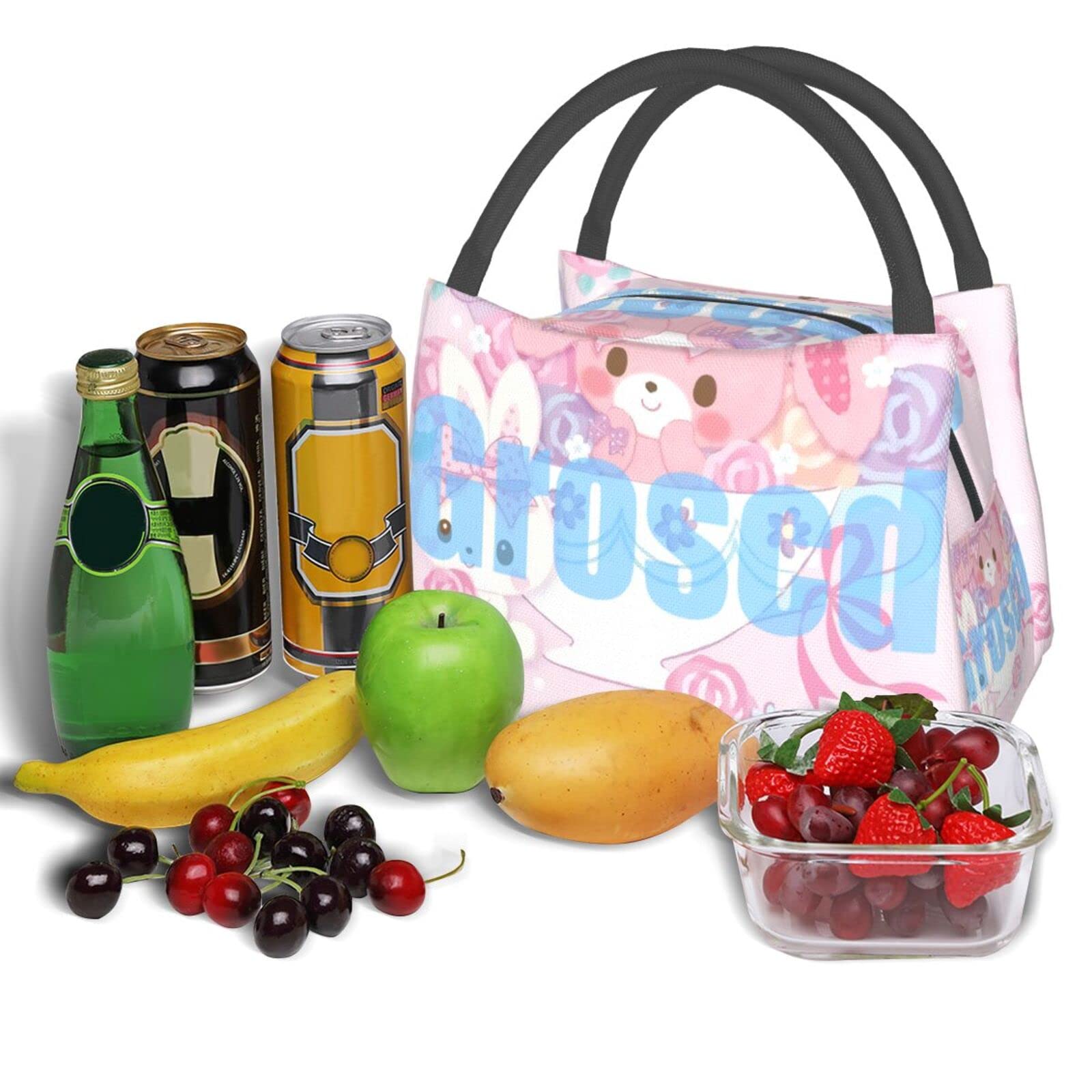 Amazon｜ぼんぼんりぼん (2) ランチバッグ 保冷バッグ 弁当バッグ 大 