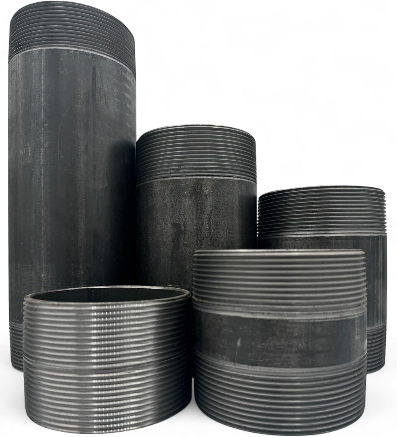 Carbon Steel Pipe Nipple | NPT | Threaded Both Ends | Schedule 40 (4" x 4")