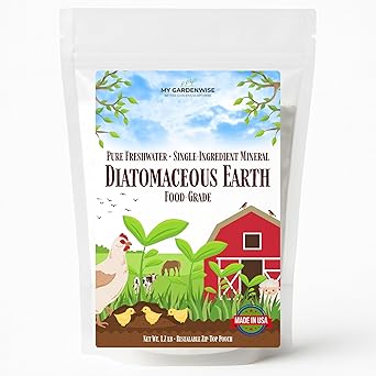 Diatomaceous Earth Food Grade Diatomaceous Earth DE Powder Pets & Plants Safe Made in USA 1.2 lb