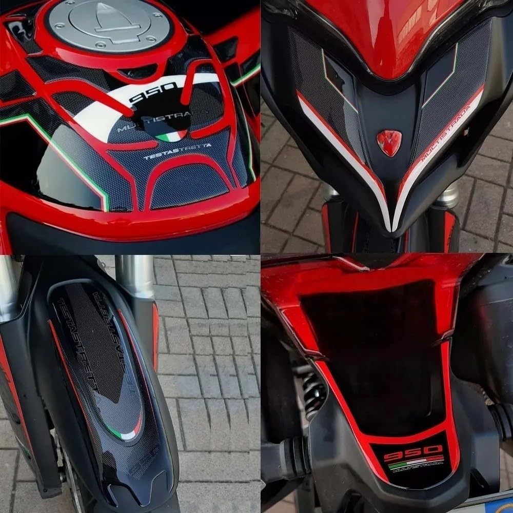 Tank Protection Sticker Motorcycle Accessories Tank Pad Protection Fuel Decal Sticker for Multistrada 950 2018 2020