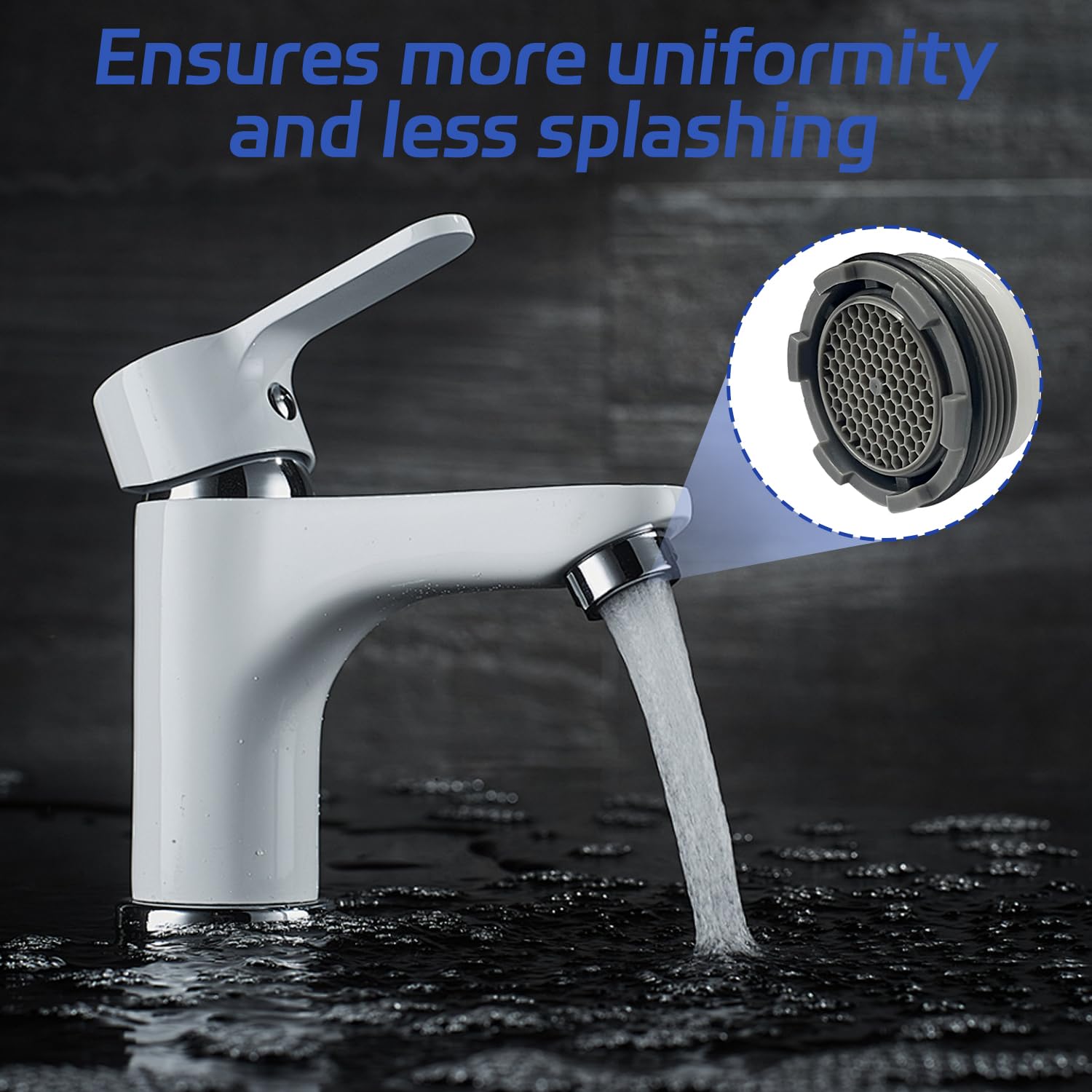 Set 8 Pezzi Aeratori Per Rubinetto - Filtri M16.5 M18.5 M21.5 M24 Con 4 Chiavi | Risparmio Idrico, Anti-Schizzi - Foto 13