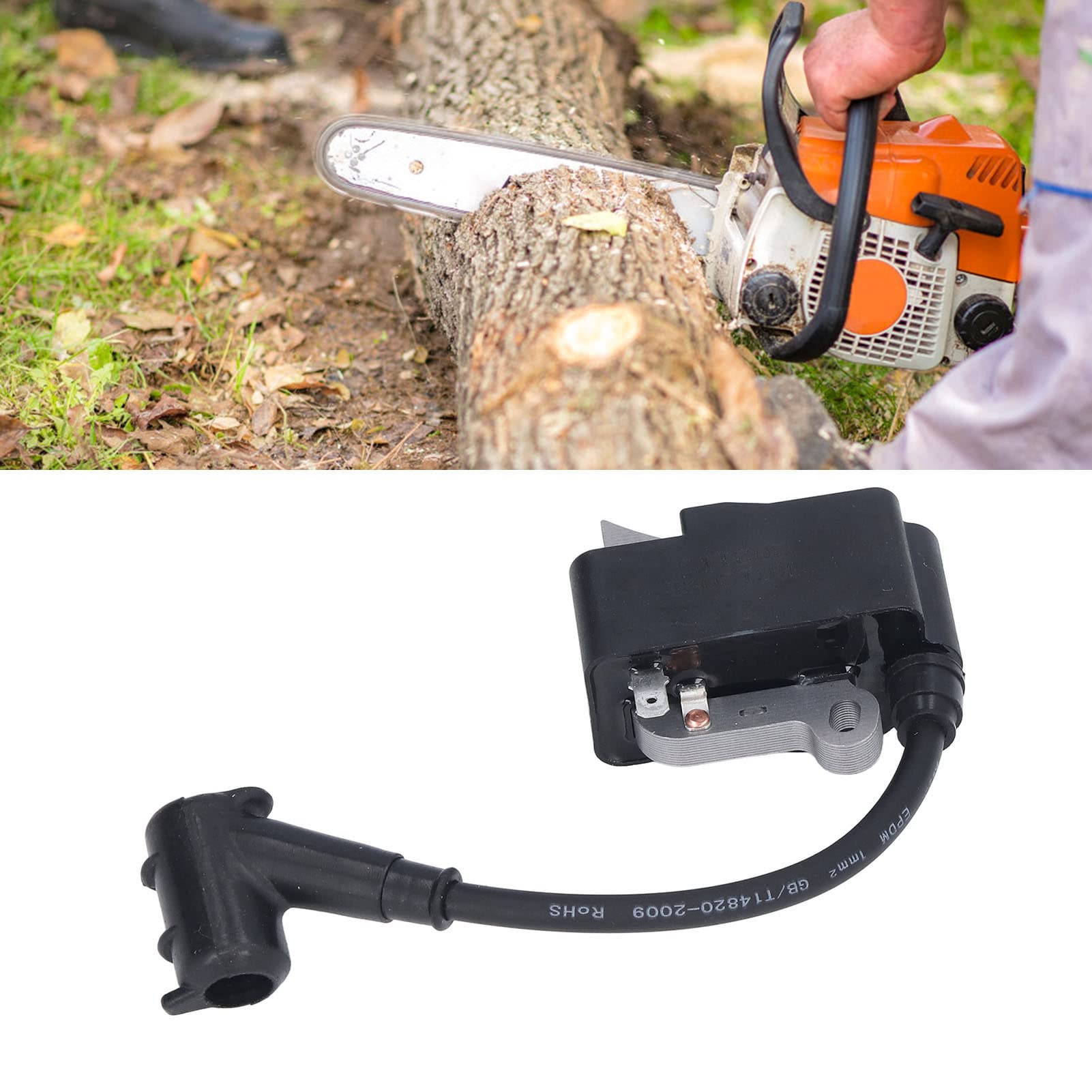 Bobina De Encendido PARTSRUN Para Motosierra STIHL MS270, MS280, Compatible Con 1133-400-1350, ZF-IG-A00152, Color Azul