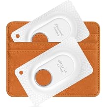 2 Pack for Smart Tag 2 Wallet Holder, Ultra Thin Card Case for Samsung SmartTag2, Smart Tag 2 Card Holder for Purse, Handbag, Backpack Wallet, Clutch Bag White