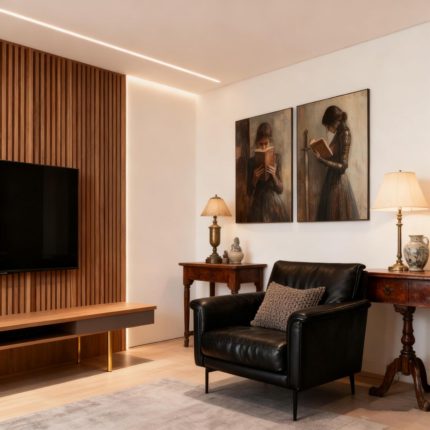 Dark Academia Wall Art Dark Moody College Girl Painting Poster Print Gothic Victorian Woman Reading Magic Book Picture Wall Decor for Library Corner Bedroom Dorm Living Room 12x16 In