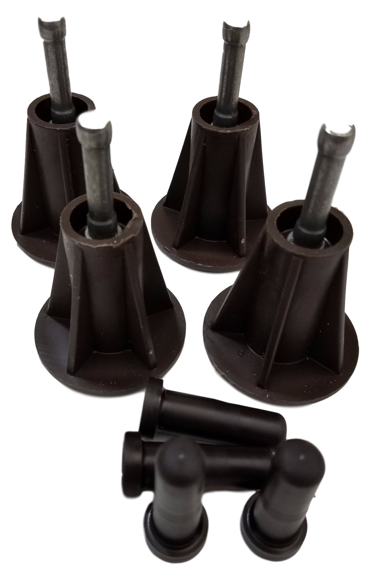 Bed Frame Stem Glides With Stem Inserts