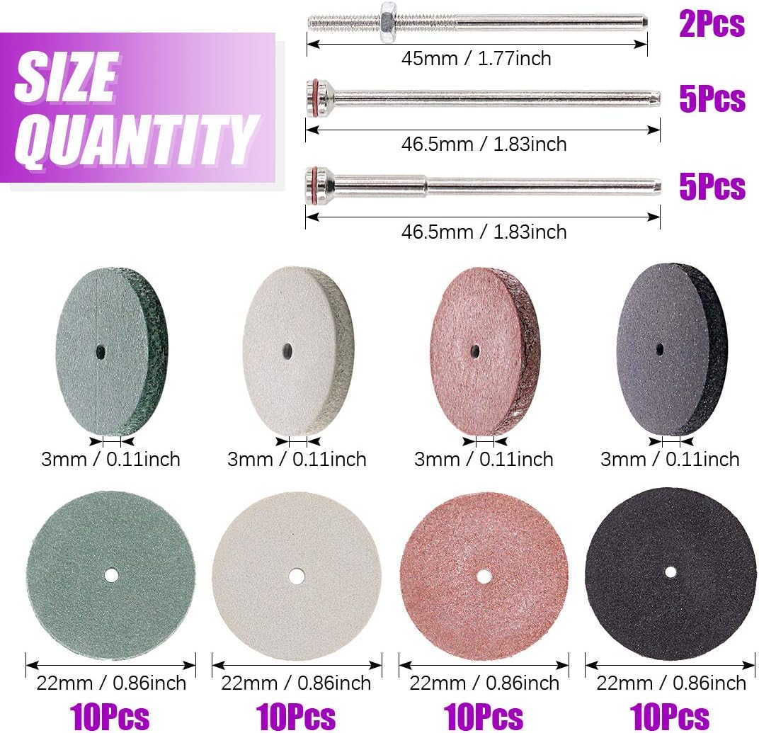 Swpeet 52Pcs Polishing Wheels Kit - Image 3