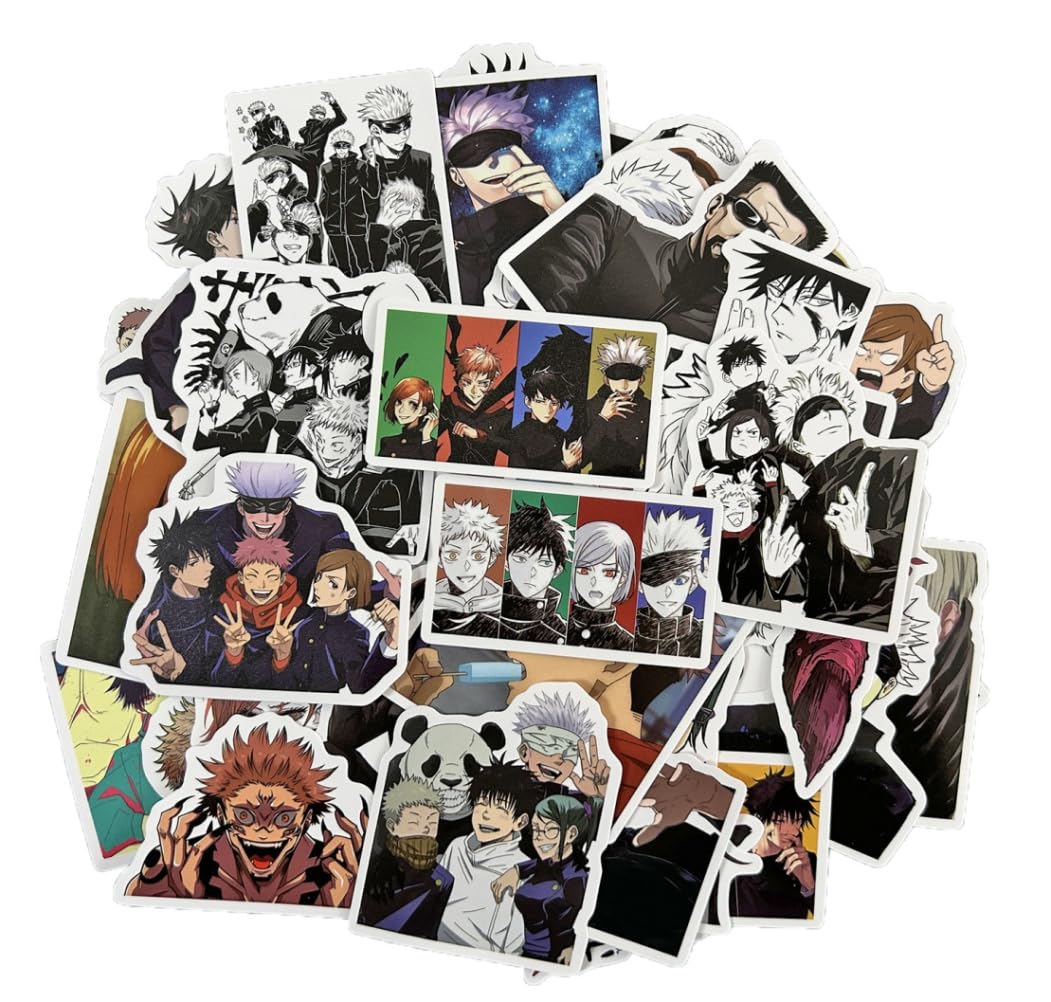Anime Sticker for Jujutsu-Kaisen-Cosplay-Sticker 50pcs