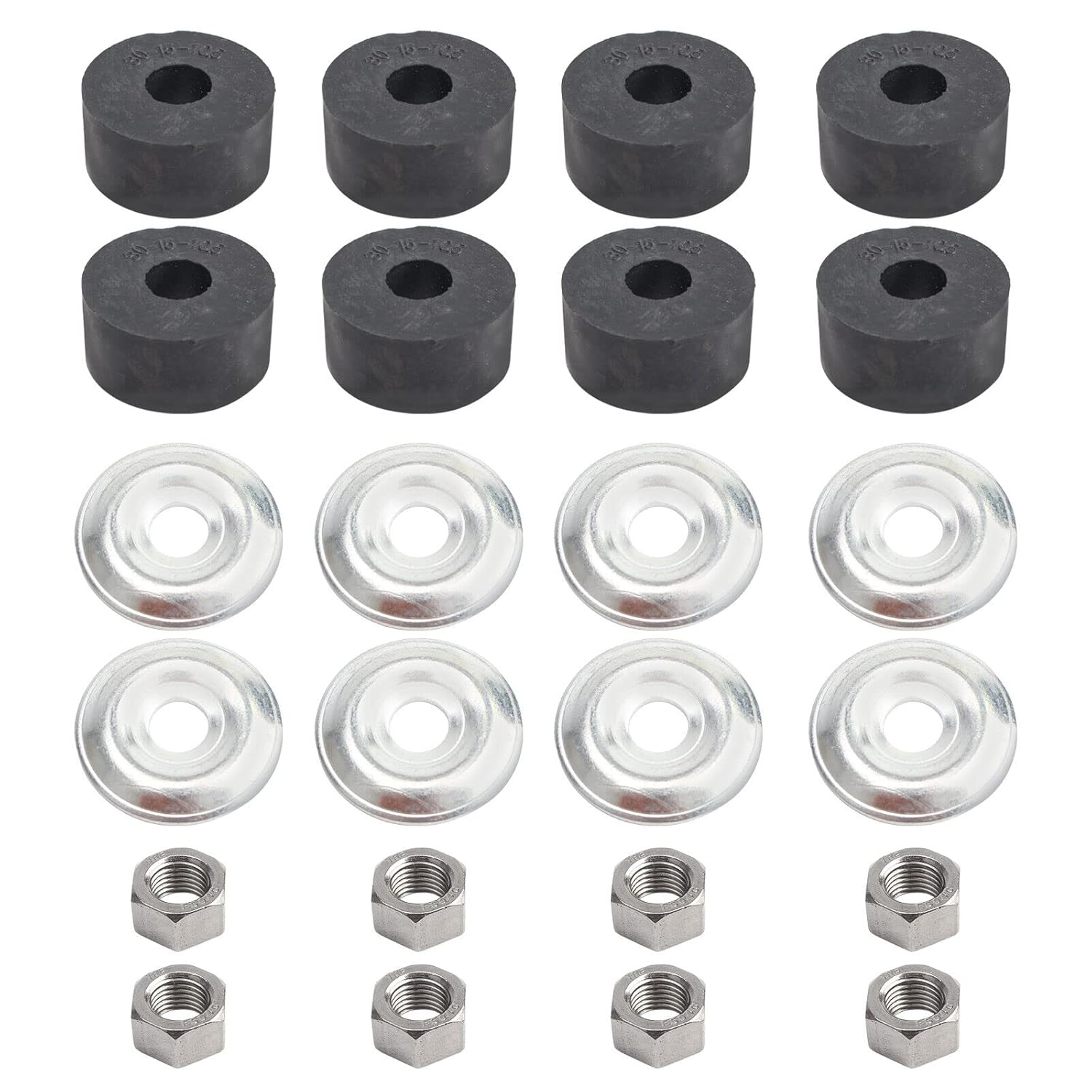 Golf Cart Shock Bushing Kit 1011415 for Club Car DS/Precedent 1982-Up 710412961911 Model_TRD-RST-6909