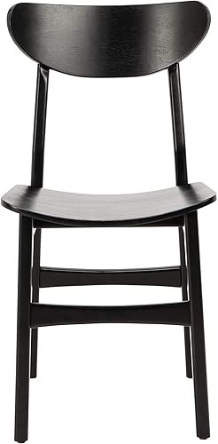 Miniatura 7 de Safavieh Home Lucca - Silla de comedor retro negra, madera, juego de 2