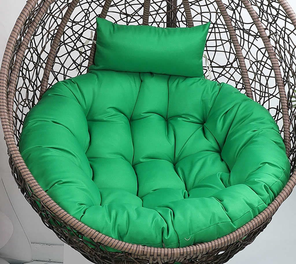 LXJBBD egg Garden Chair Cushion - Washable Hanging Mat Pads Replacement, Indoor Outdoor Swing Chair Cushion