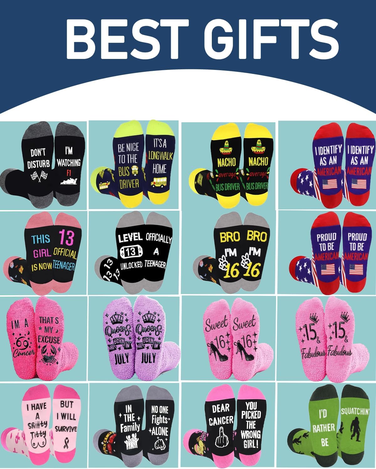11 Year Old Boy Birthday Gift Ideas, Socks Gifts for 11 Year Old Boy