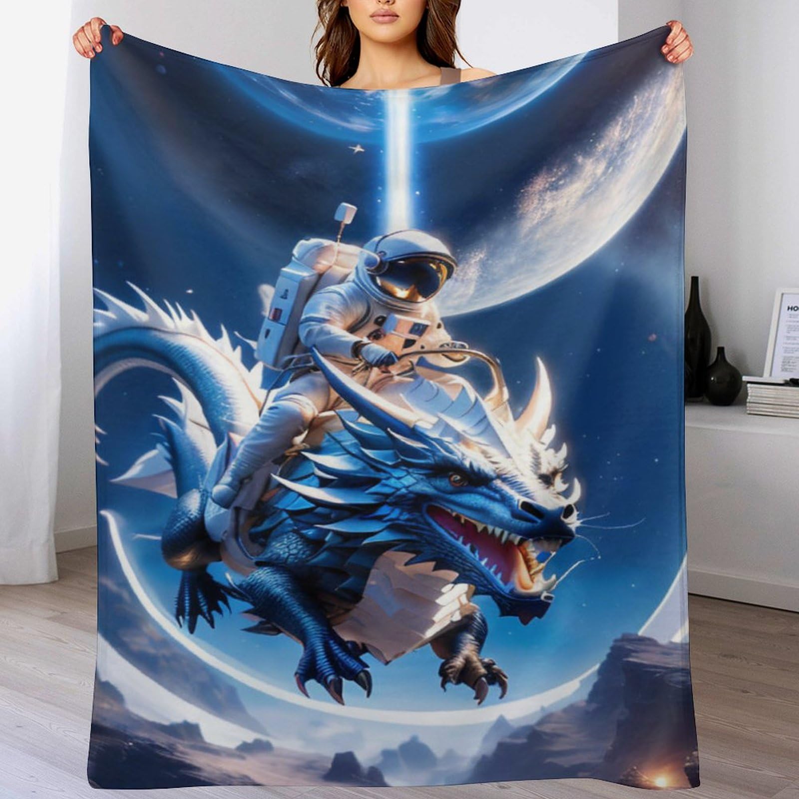 Couverture dragon flannel plaid canapé housse de chaise grand format 150x200