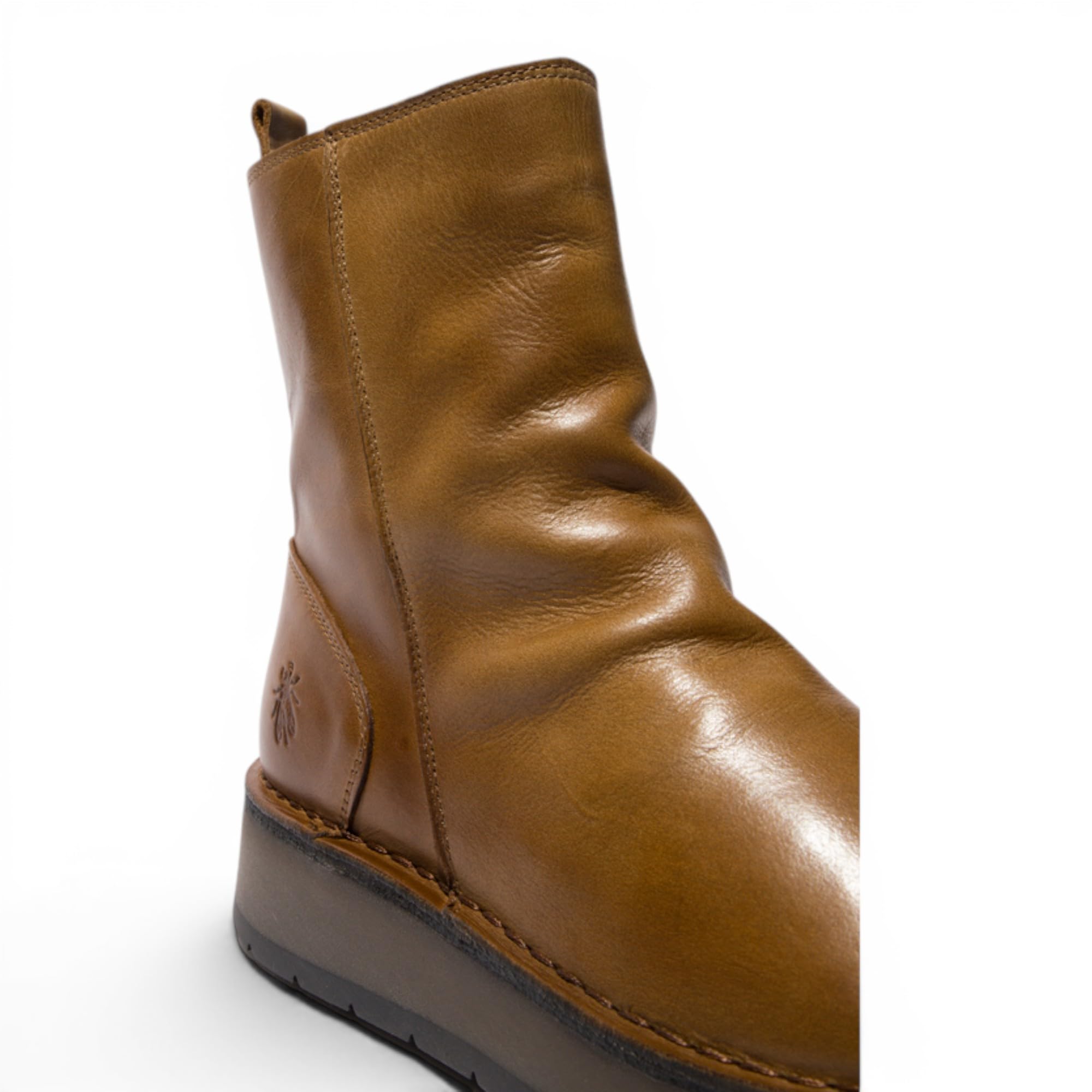 Fly Womens RENO053FLY Stivaletti Comodi in Pelle con Cerniera e Plateau