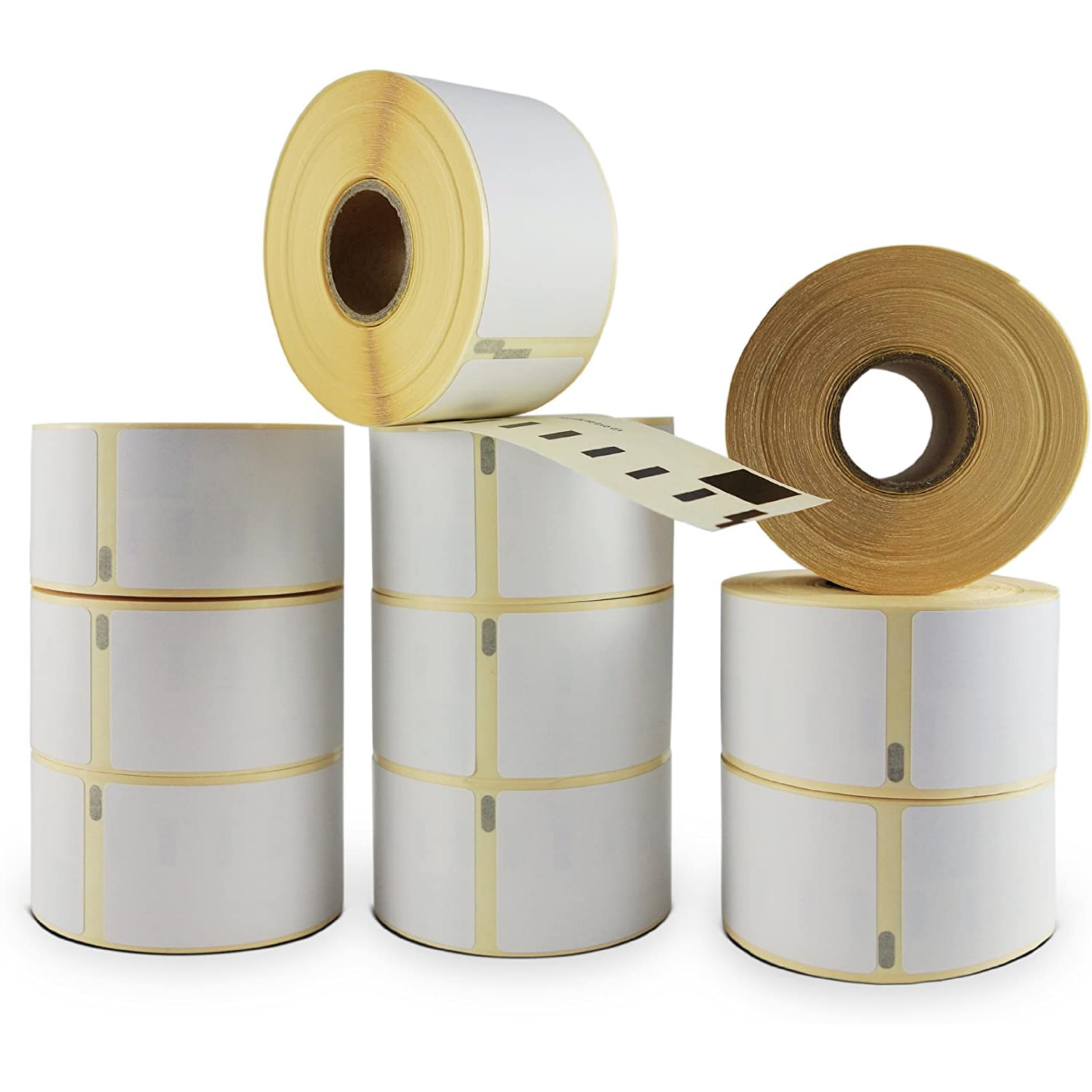 10er Pack kompatible Etiketten für Dymo 99012 / S0722400 | 89 x 36 mm | 2600 Etiketten (10 Rollen à 260 St.) | Adressetiketten für LabelWriter 450 / 4XL Serie