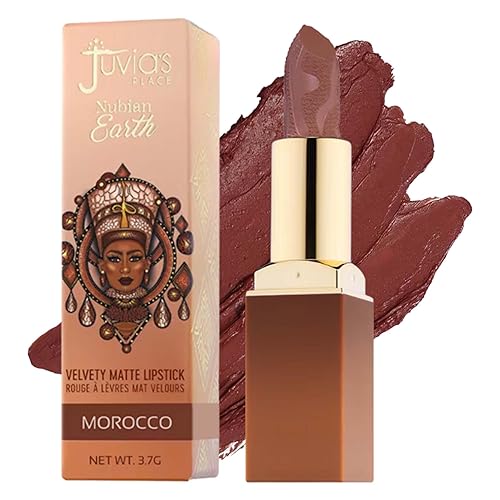 Miniatura 9 de Juvia's Place Nubian Earth - Lápiz labial mate Sheeba, lápiz labial hidratante, lápiz labial de larga duración, maquillaje de labios ricamente