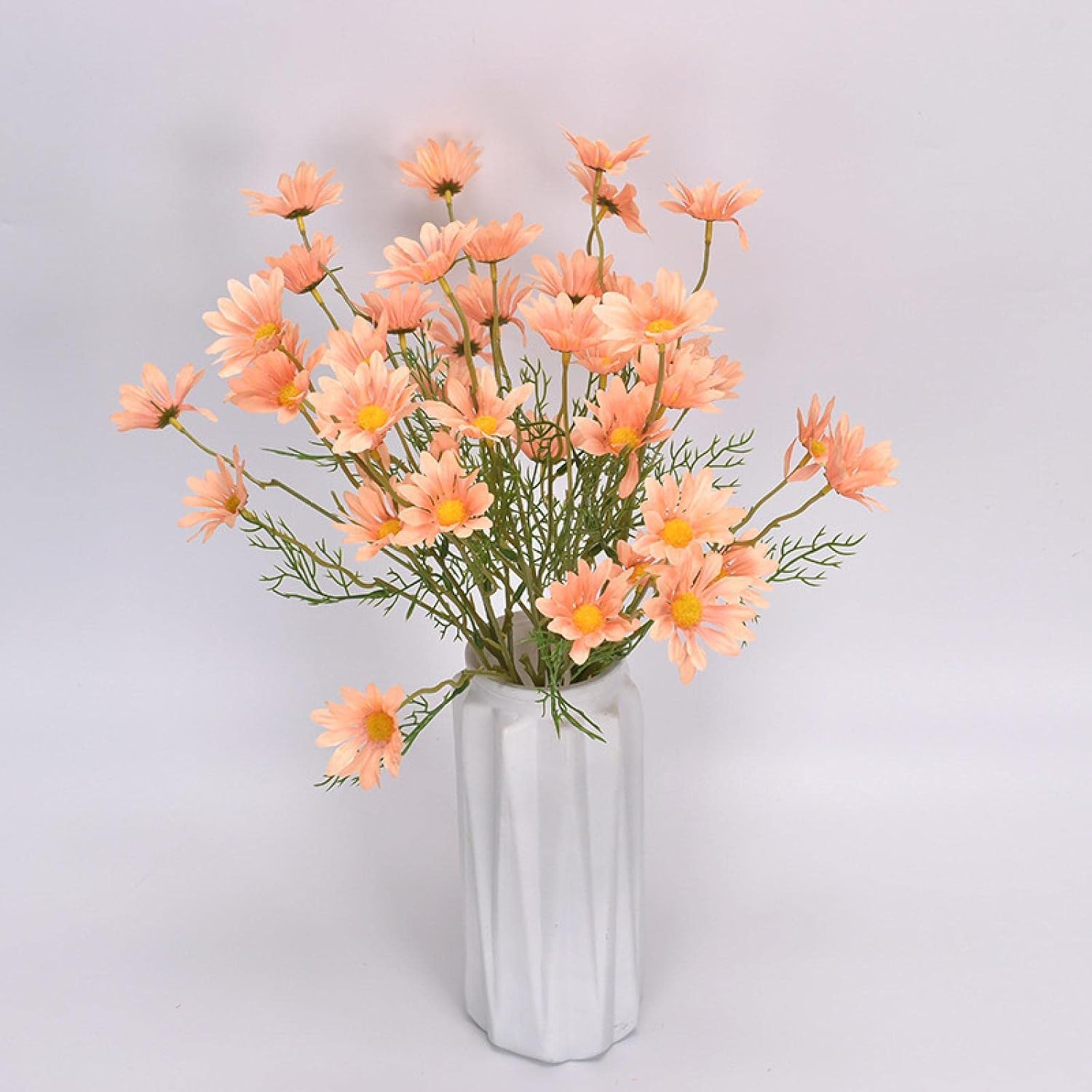 YATUOPNG Artificial Plant In Pot-Simulation Of Daisy Home Wedding Photography Props Decoration Flowers Lightpurple(Champagne)