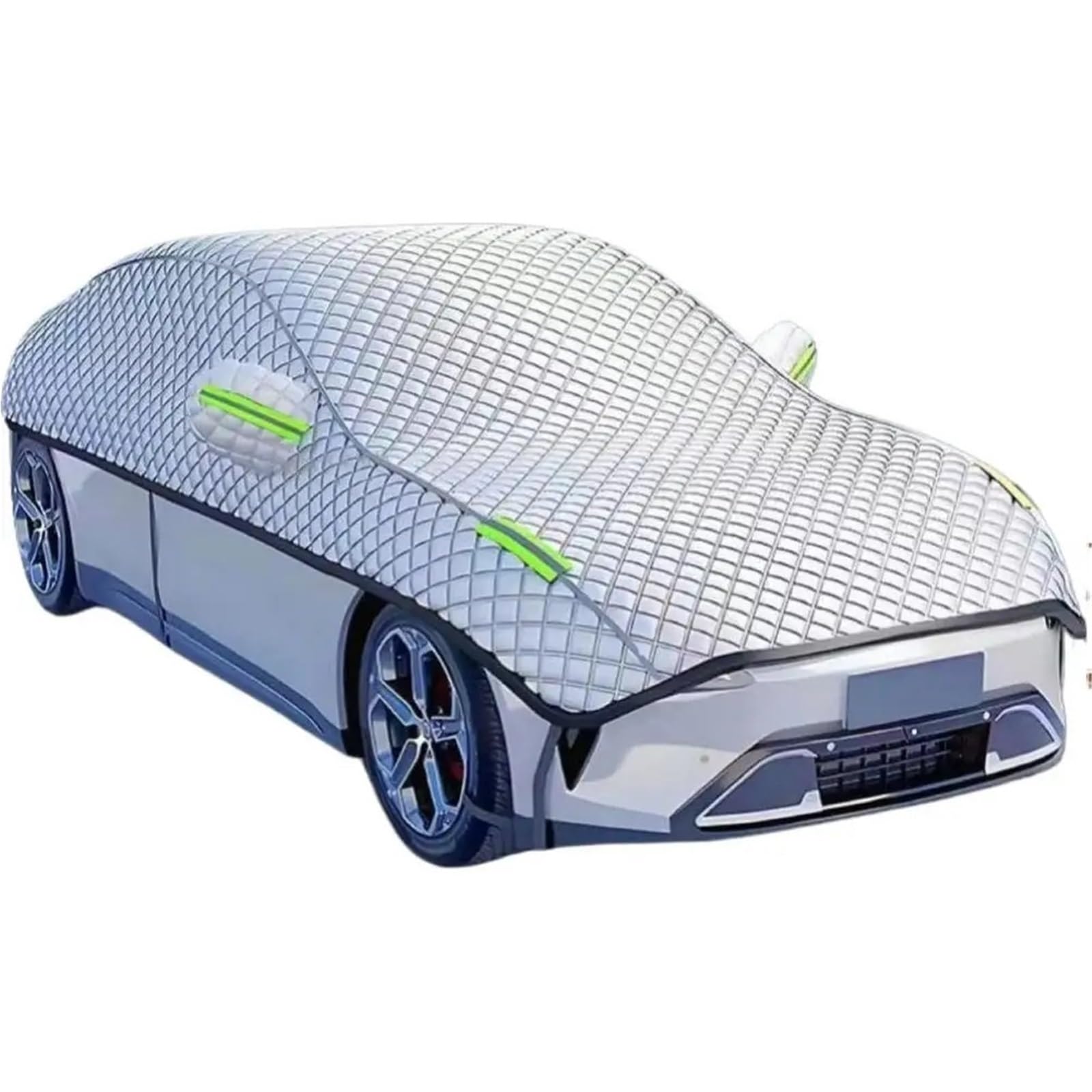 Protección contra el Hielo para Coche Cubierta Universal para Exteriores de Coche, Cubiertas Parasol para para Las Cuatro Estaciones, protección Solar antiescarcha(Sedan)