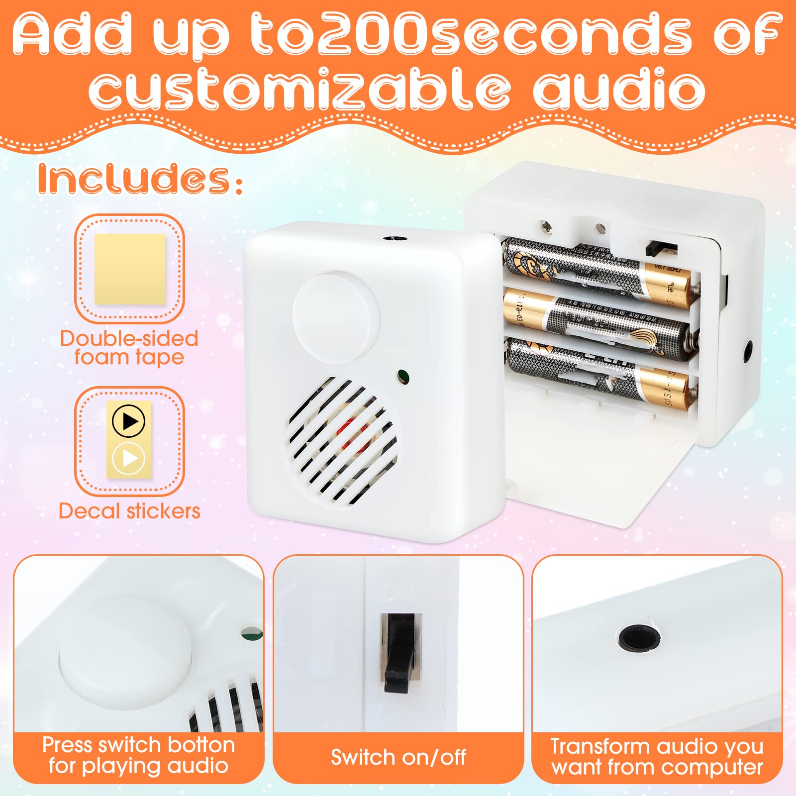 Voice Recorder For Toys Libima Pack 14