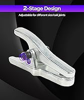 Vista 3 de RACOONA Separador de rótula, herramienta separadora de rótula, accesorios de automóvil, herramienta universal de extracción de rótulas ajustable