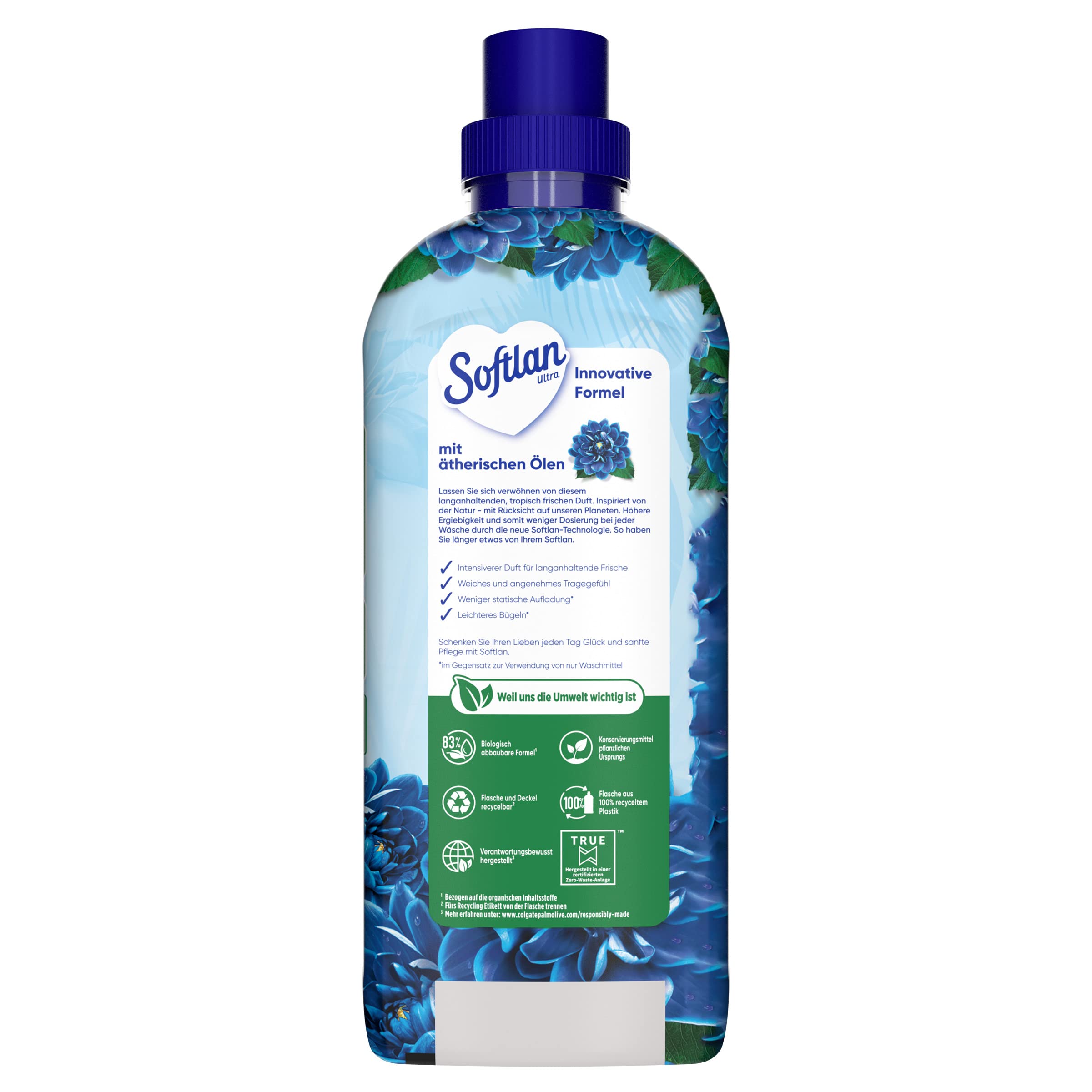 Softlan Ultra Weichspüler Bouquet der Düfte Tropische Frische 12x 650ml - langanhaltend frische,weiche Wäsche