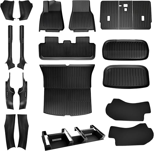 SUPER LINER Alfombrillas compatibles con Honda Civic CoupeCivic SedanCivic Type R2022-2024 (no para Hatchback), juego de alfombrillas de 1 y 2 fila