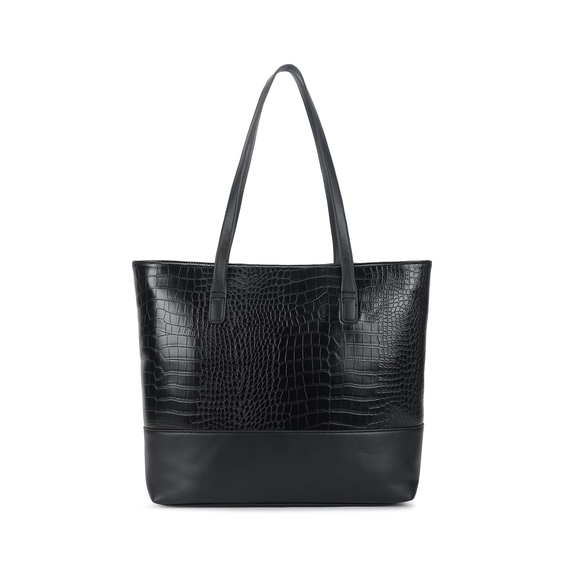 Fastrack Casual Laptop Tote Bag for Girls, Large Size with a Zipper Closure and Padded Laptop Compartment, Compatible with Laptops up to 15 inches, Double Handle Type-picture-21