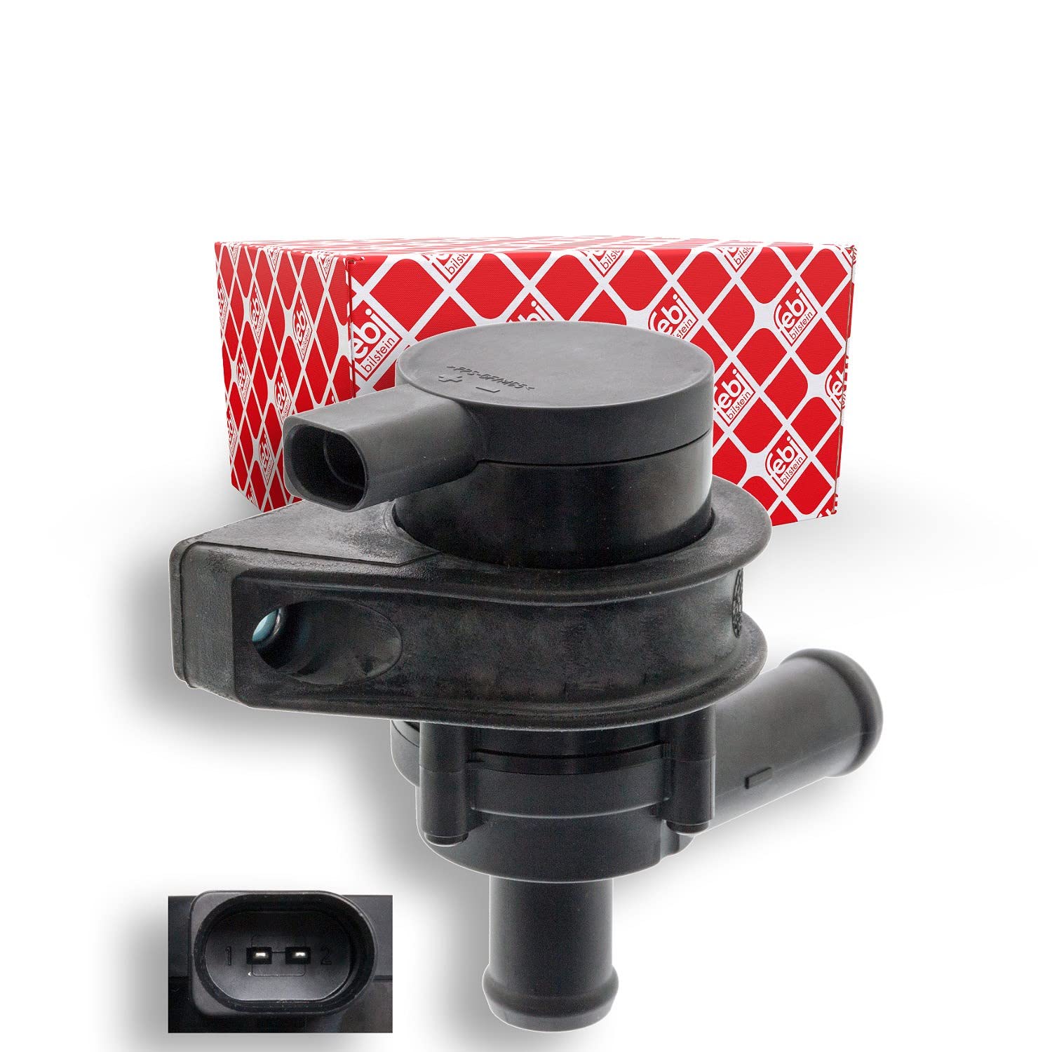 Water Pump for Parking Heater fits VW POLO Mk5 GTi 1.4 2010 on Auxiliary Febi