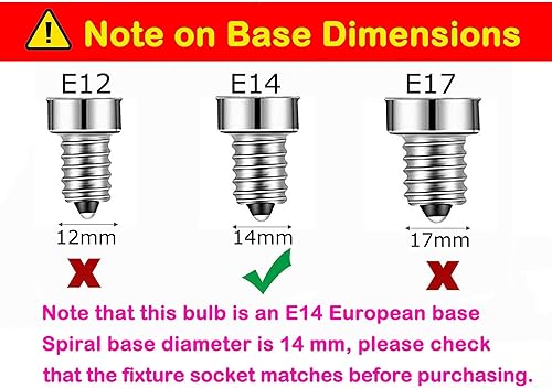 Miniatura 3 de Bombilla LED con forma de vela de filamento E14, bombilla de base europea E14, blanco neutro 4000 K, equivalente a 4000 lúmenes, 40 W, con forma de