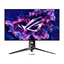 ASUS ROG Swift OLED PG32UCDMR, Monitor da Gioco da 31,5″, 4K QD-OLED (3840 x 2160), 0,03 ms (GTG), 240 Hz, Compatibile con G-SYNC, Porte USB-C e USA-A, DisplayPort, HDMI, DisplayWidget Center, Nero