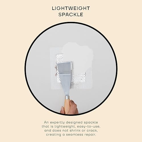 Miniatura 9 de soto Reparación de agujeros pequeños, laca beige, 4 onzas (No. 09 boceto en bruto) - Relleno de agujeros pequeños de alta resistencia para uso en