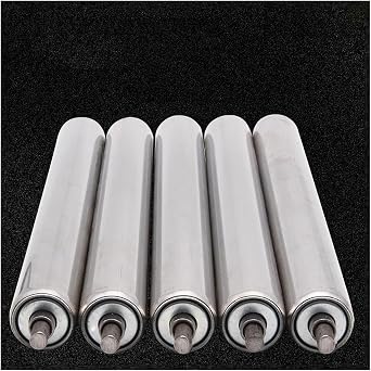 High-Performance Universal Roller Set - 5 Industrial-Quality Replacement Rollers Conveyor BeltD50mm/L390mm