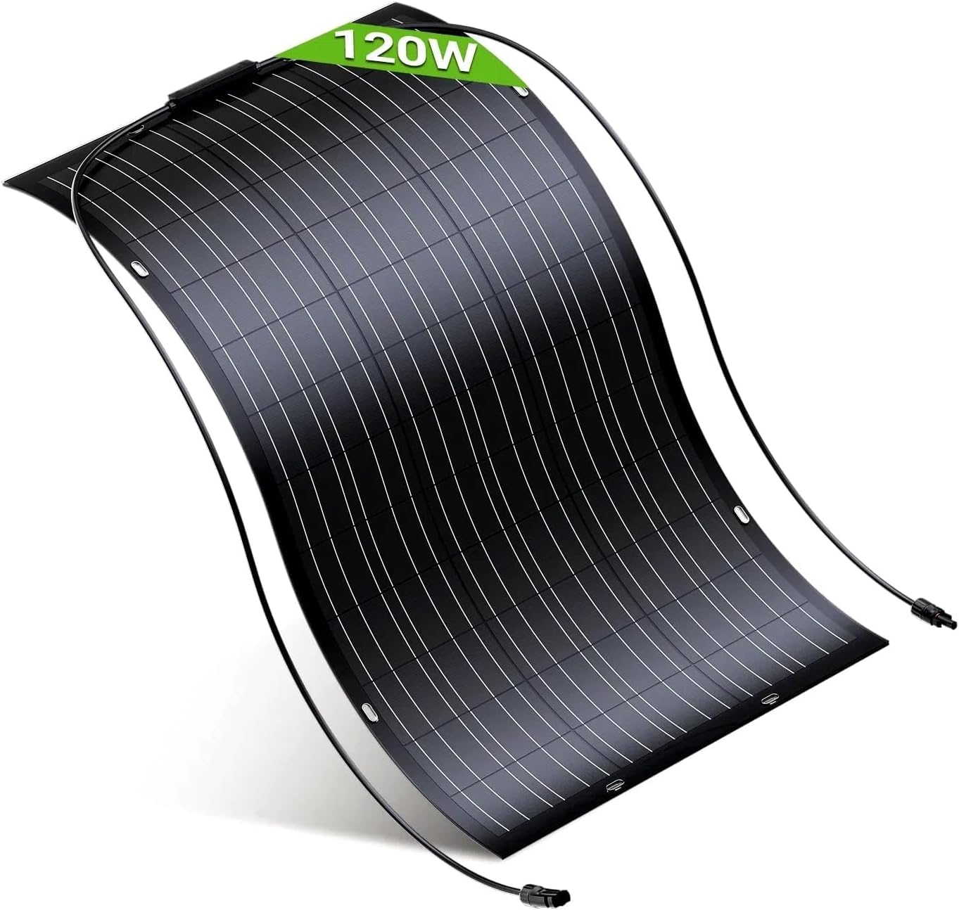 Panneau solaire flexible 120 W 12 V, câble MC4 de 1,2 m pour balcon