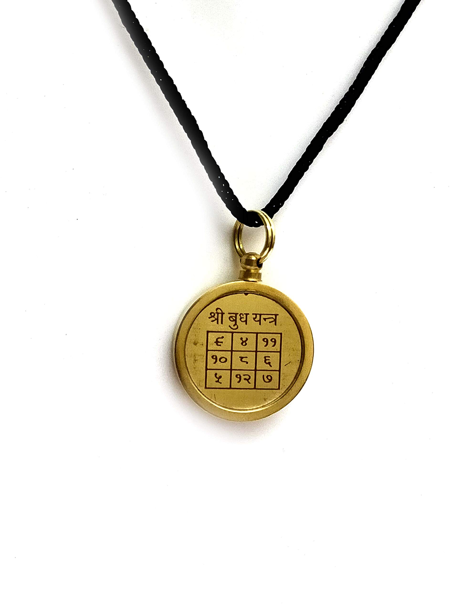 Shree Buddha Mercury Graha yantra Mantra Brass pendant For Men & Women-image-47