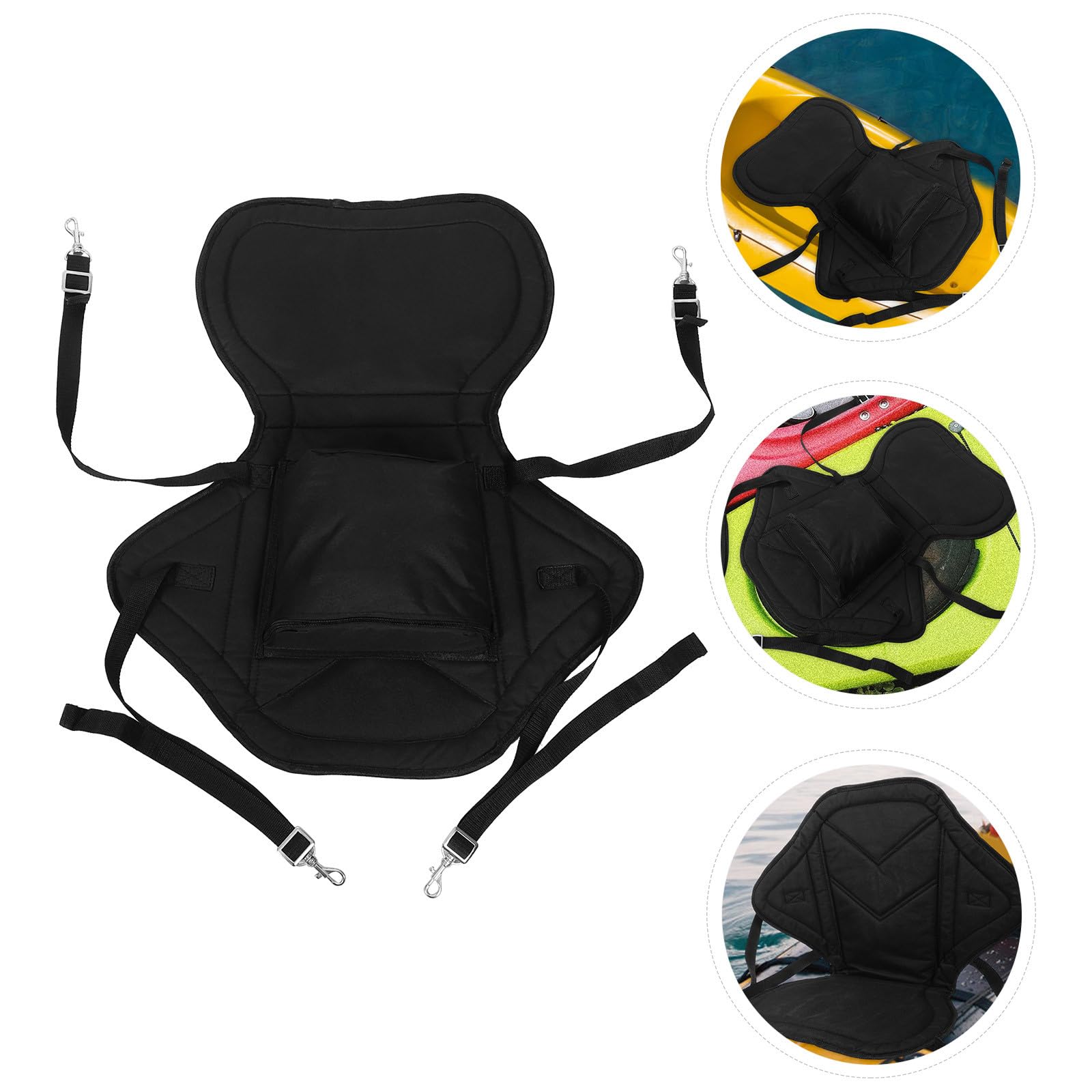 Beavorty Coussin de Dossier Ergonomique pour Siège de Kayak, Rembourrage Confortable, Adapté aux Sorties en Kayak et Planche à Pagaie
