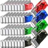 Treela 36 Pcs Hand Crank Flashlights Operation Christmas Bulk Items Squeeze Flashlight No Battery Required Torchlight 3 Powered Charging for Emergency(Green, Gray, Blue, Red)