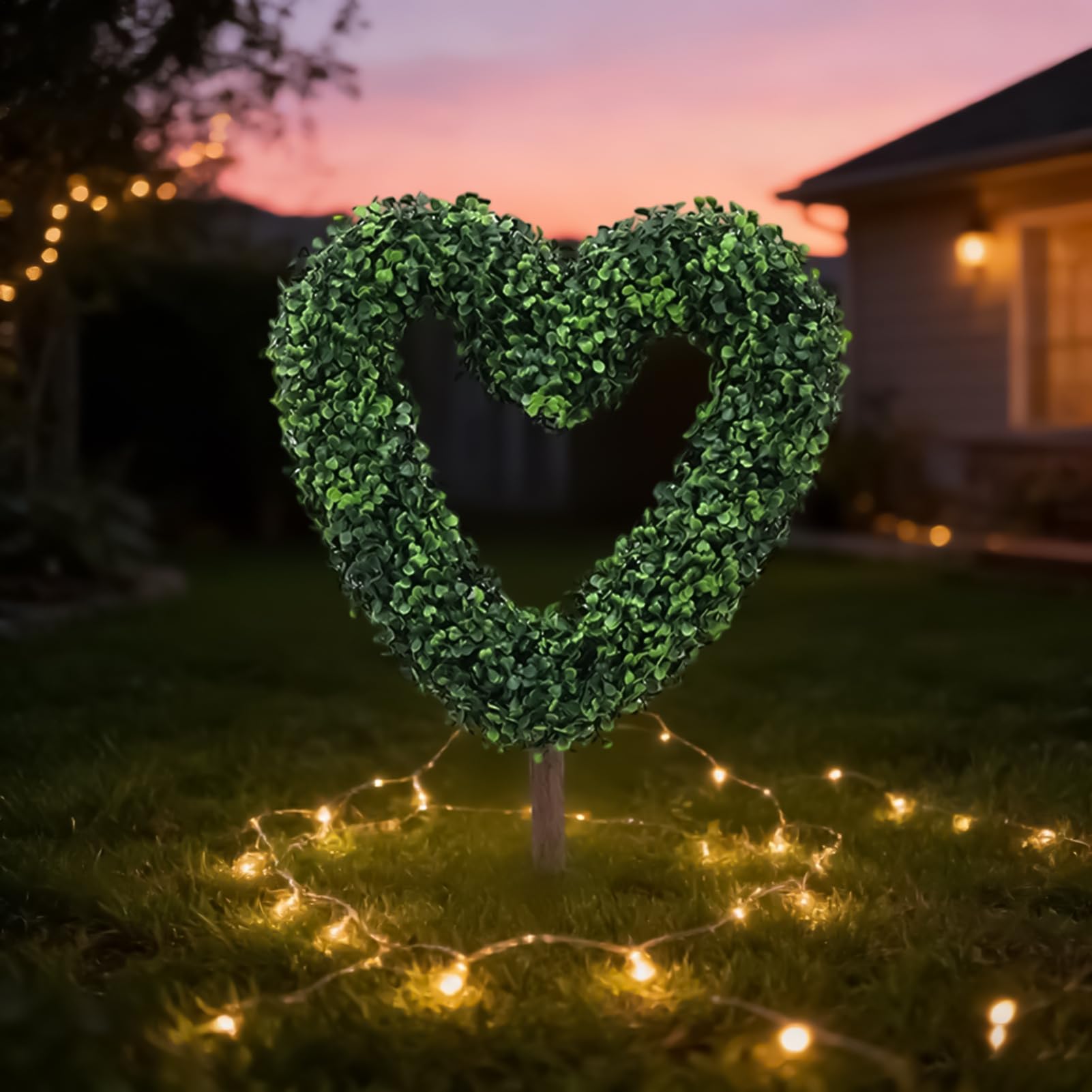 Señales De Jardín Con Postes Decoración Artificial Para El Hogar De San | Señal para Césped Artificial y Decoración de Exterior para Interior Entrada Porche Jardín Bodas y