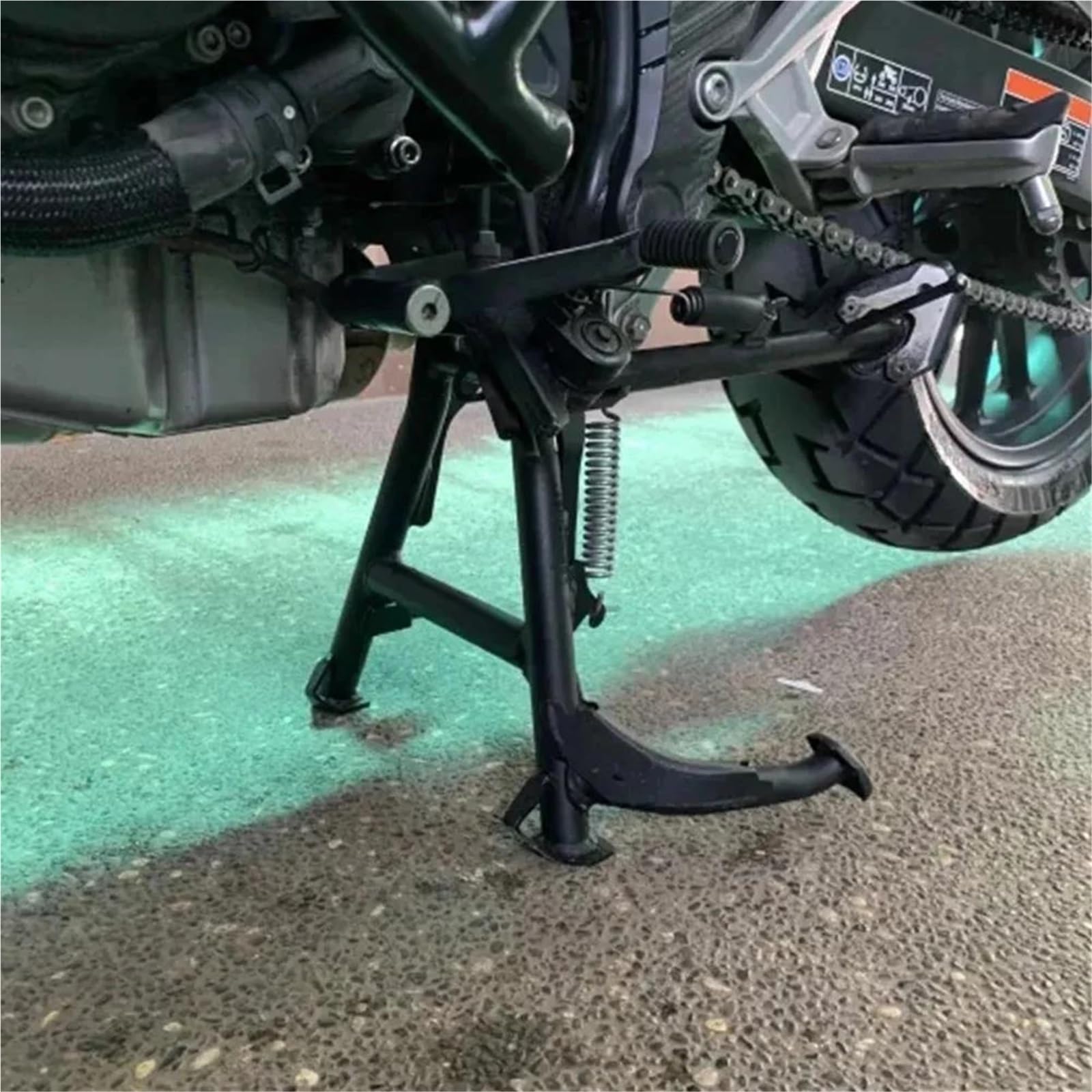 Caballete De Motocicleta Con Elevación De Rueda Trasera Y Basculante, Bastidor Central Firme De Acero Para NX500 2024-2025 Motocicleta Caballete